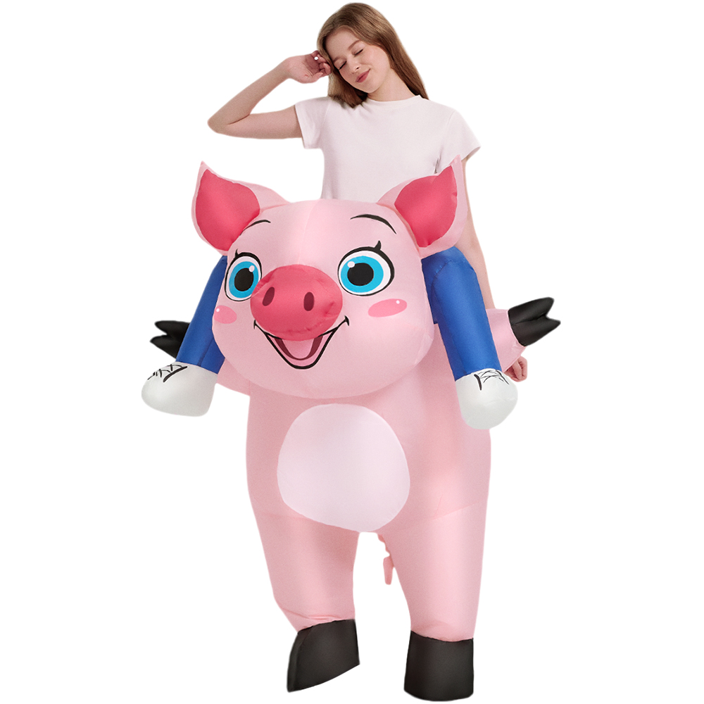 Inflatable Dinosaur Costume Adult - Nuevo disfraz de cerdo inflable rosa,
