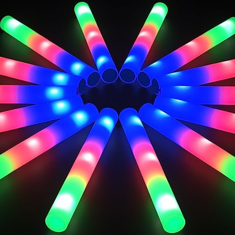 Paquete de Barras Luminosas de - Flashing Led Foam Sticks Party reseña y precio
