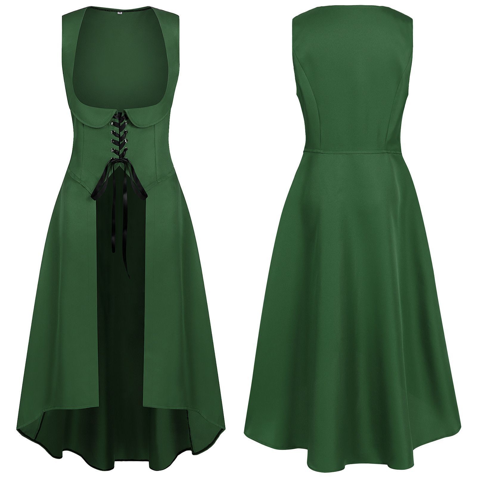 Vestido largo de cosplay, disf - Costumes reseña y precio
