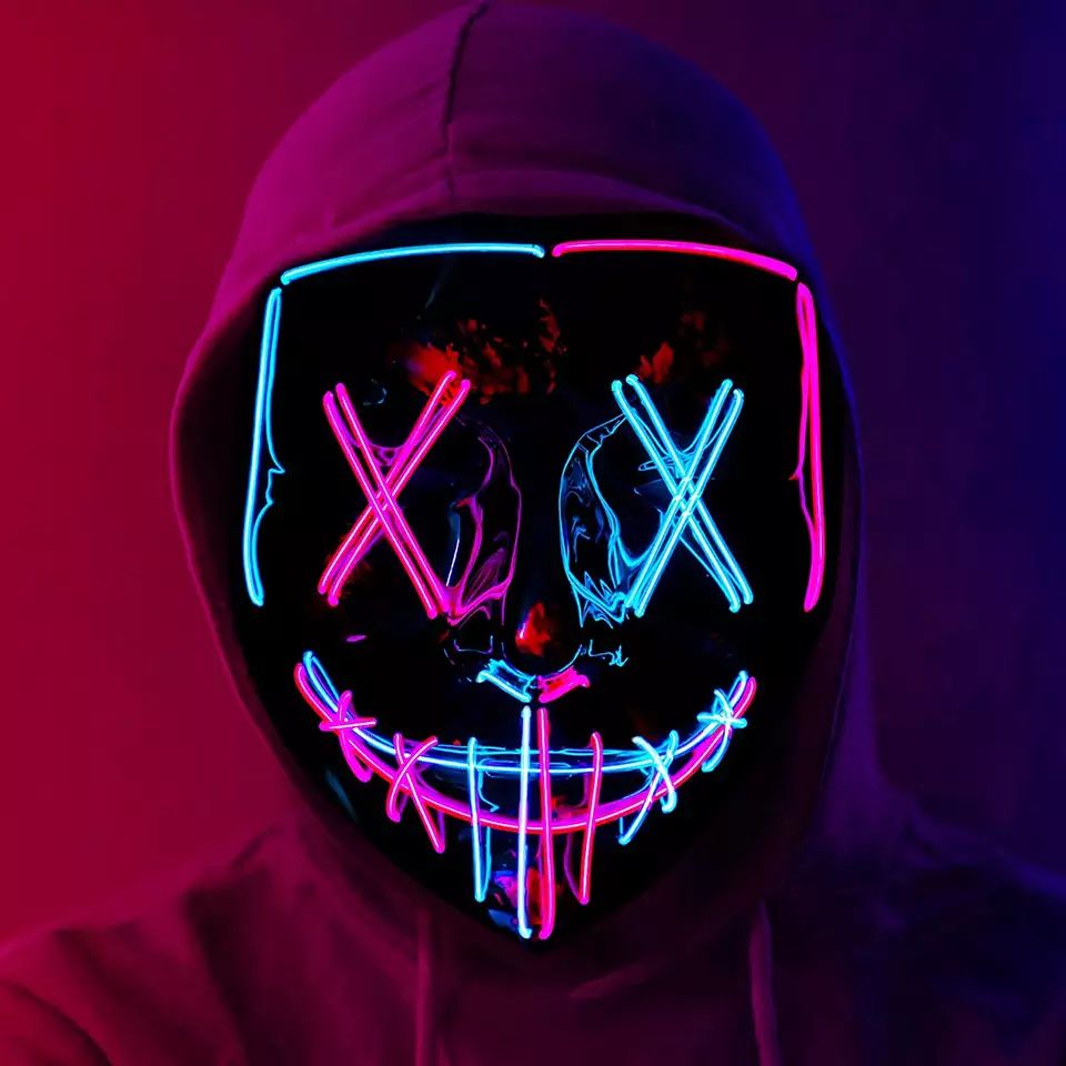 Máscara de luz LED para fiesta - Led Purge Mask Halloween reseña y precio