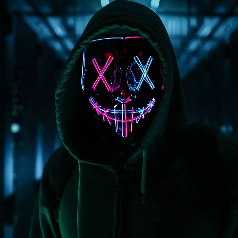 Máscara de luz LED para fiesta - Led Purge Mask Halloween reseña y precio