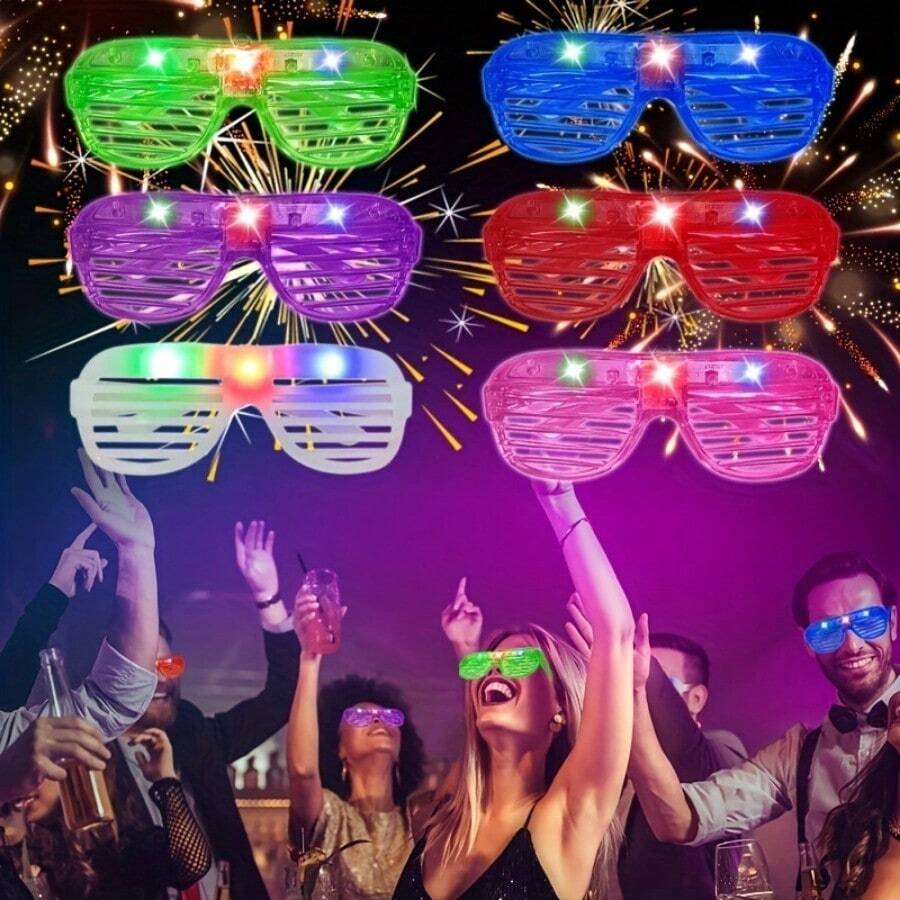 10-50 Uds. Gafas LED iluminada - Glow In The Dark Party Glasses reseña y precio