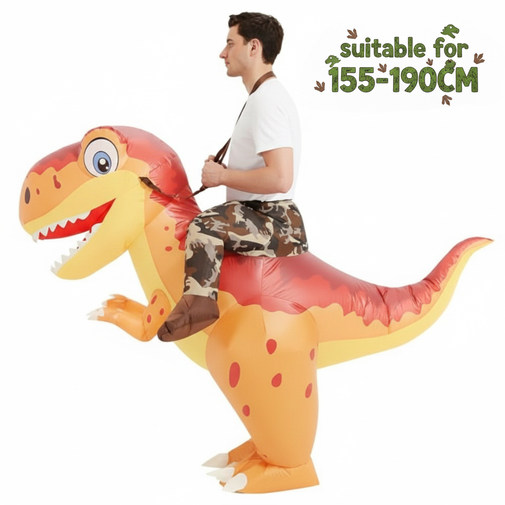 Disfraz inflable de dinosaurio - Inflatable Dinosaur Costume Adult reseña y precio