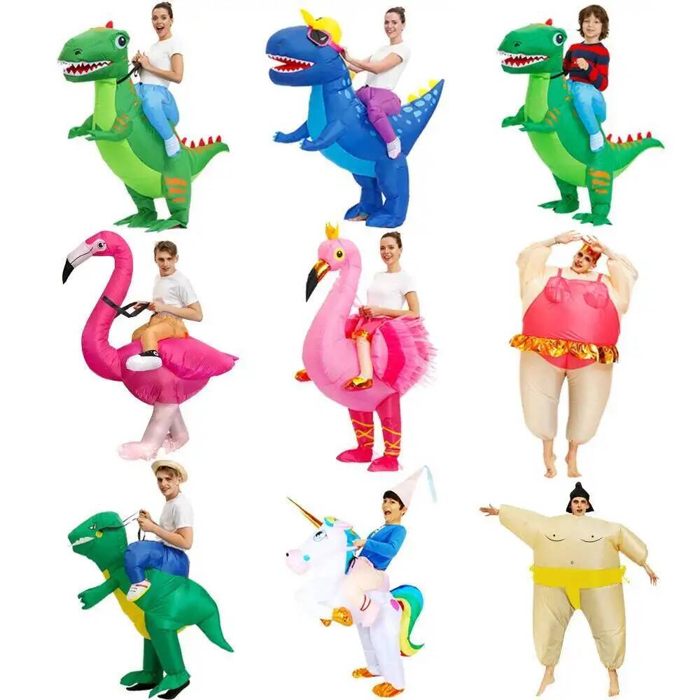 Disfraces de fiesta, disfraz d - Inflatable Dinosaur Costume Adult reseña y precio