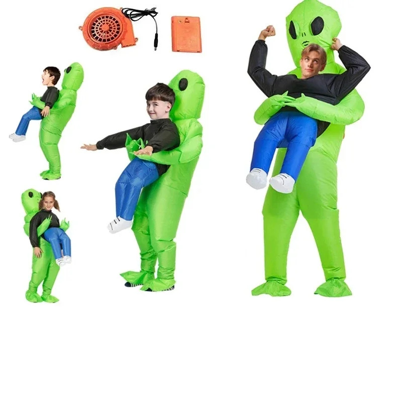 Y monstruo inflable Cary Green - Inflatable Dinosaur Costume Adult reseña y precio