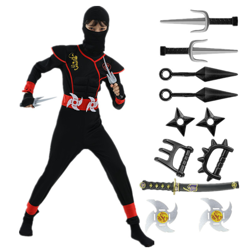 Disfraz de Ninja de Halloween  - Spiderman Jumpsuit Kids reseña y precio