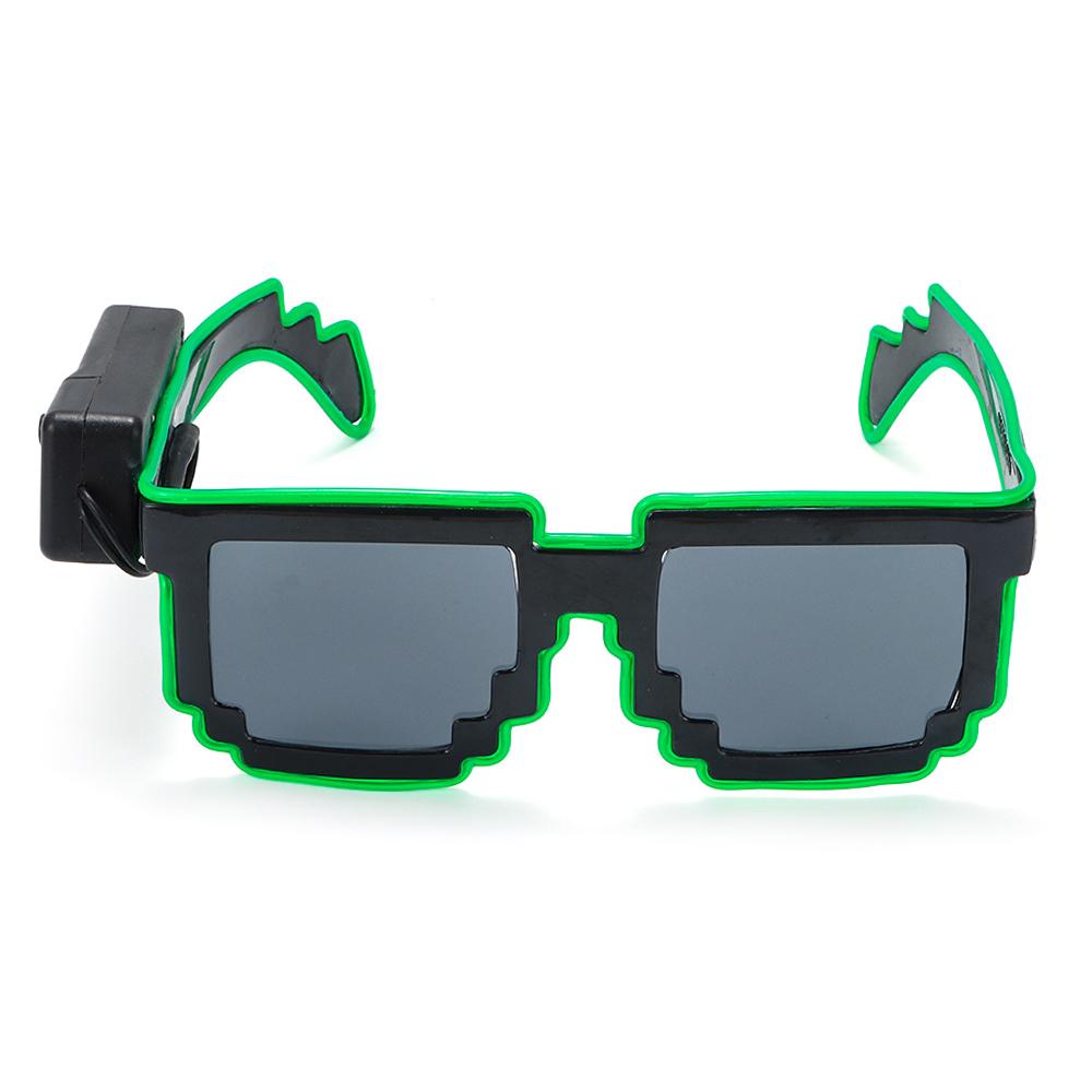 Gafas LED de mosaico novedosas - Glow In The Dark Party Glasses reseña y precio