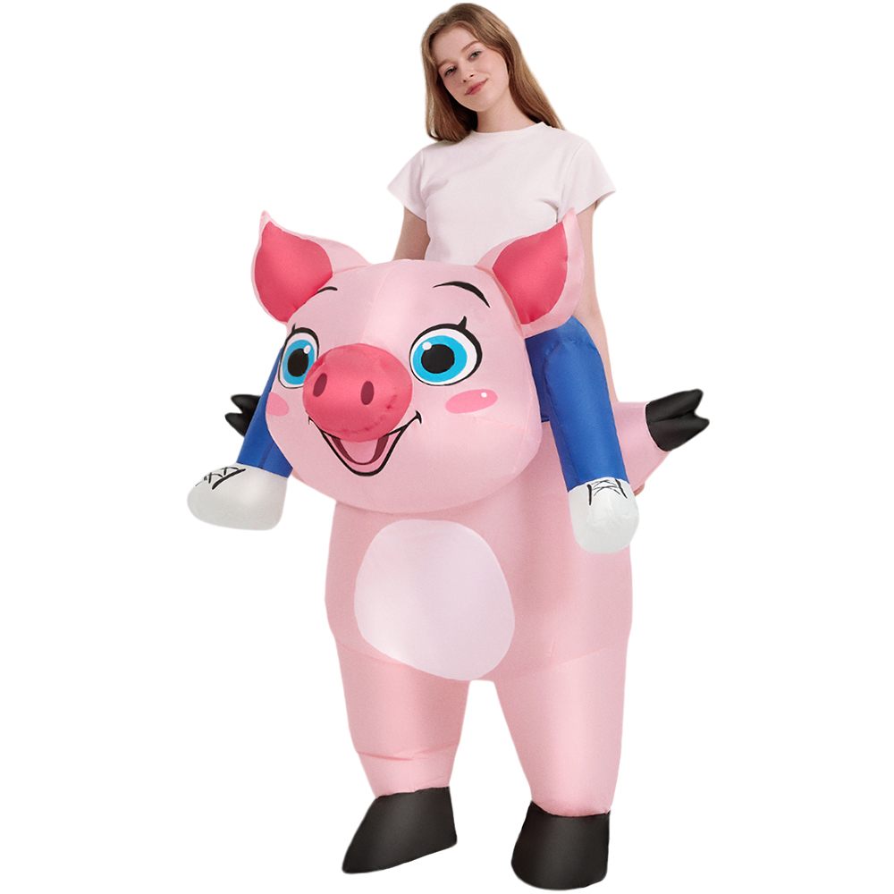Nuevo disfraz de cerdo inflabl - Inflatable Dinosaur Costume Adult reseña y precio