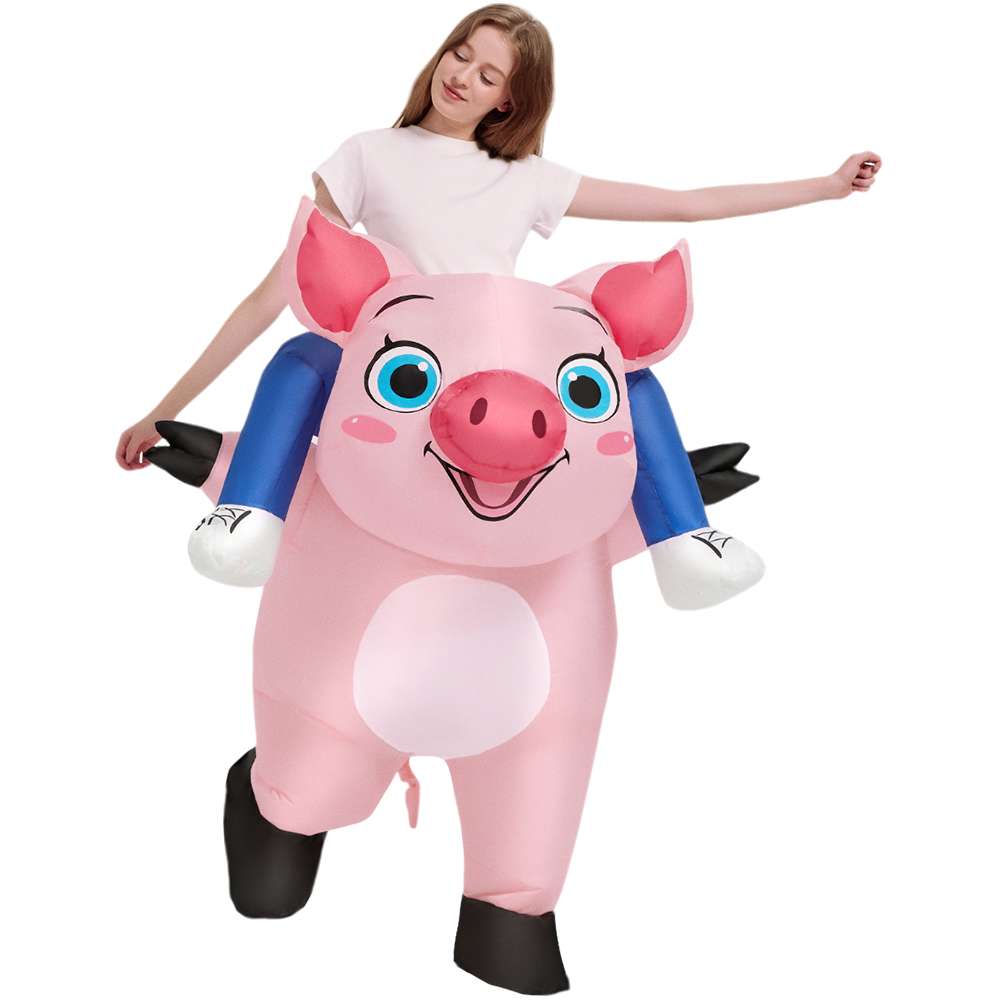 Nuevo disfraz de cerdo inflabl - Inflatable Dinosaur Costume Adult reseña y precio