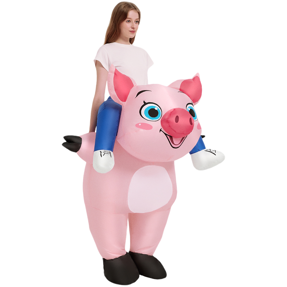 Nuevo disfraz de cerdo inflabl - Inflatable Dinosaur Costume Adult reseña y precio