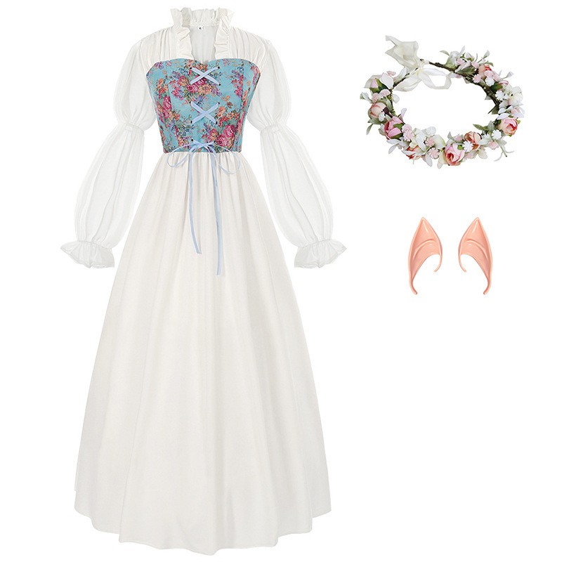 Vestido de cintura con corsé d - Costumes reseña y precio
